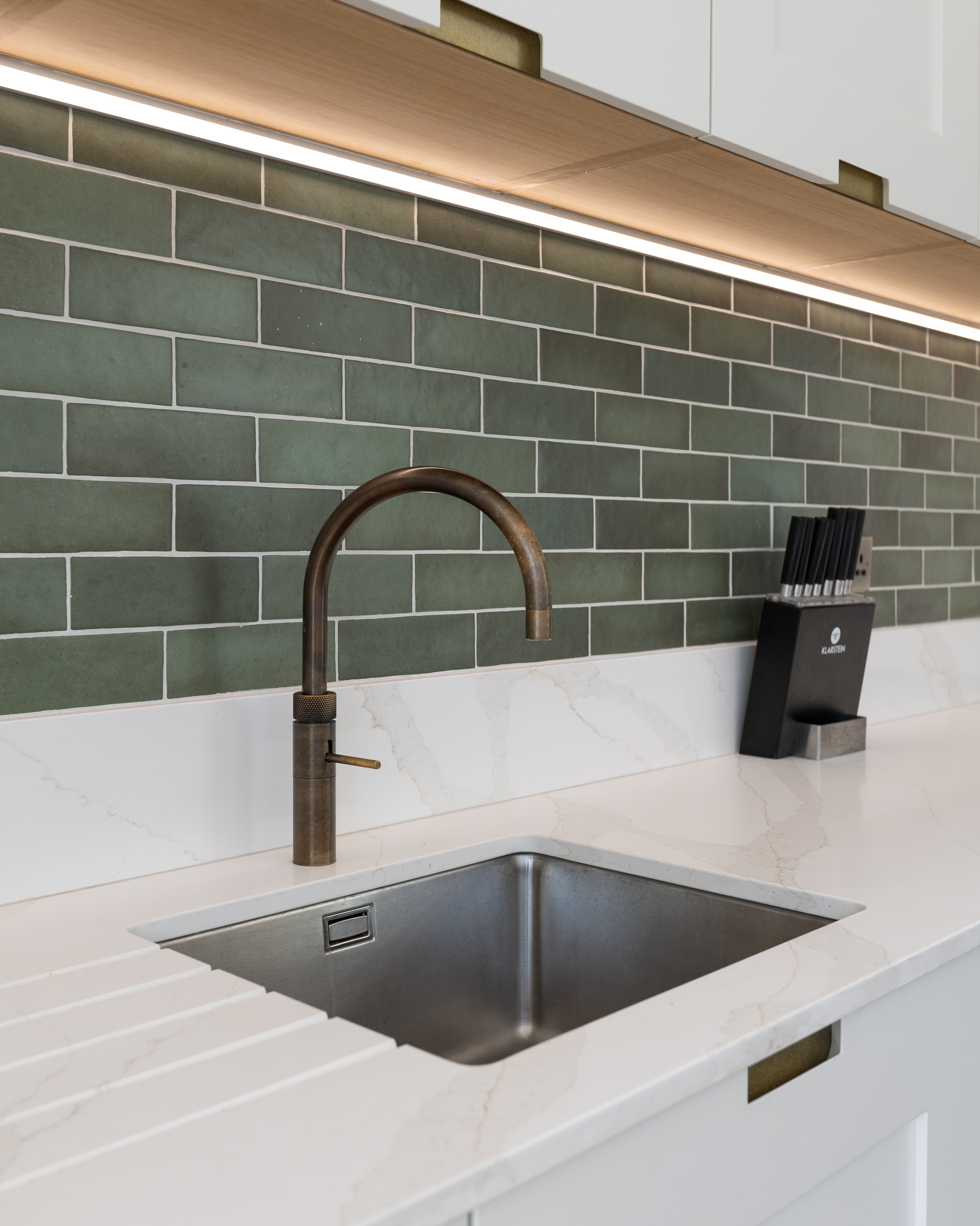 Patinated Brass Quooker Tap