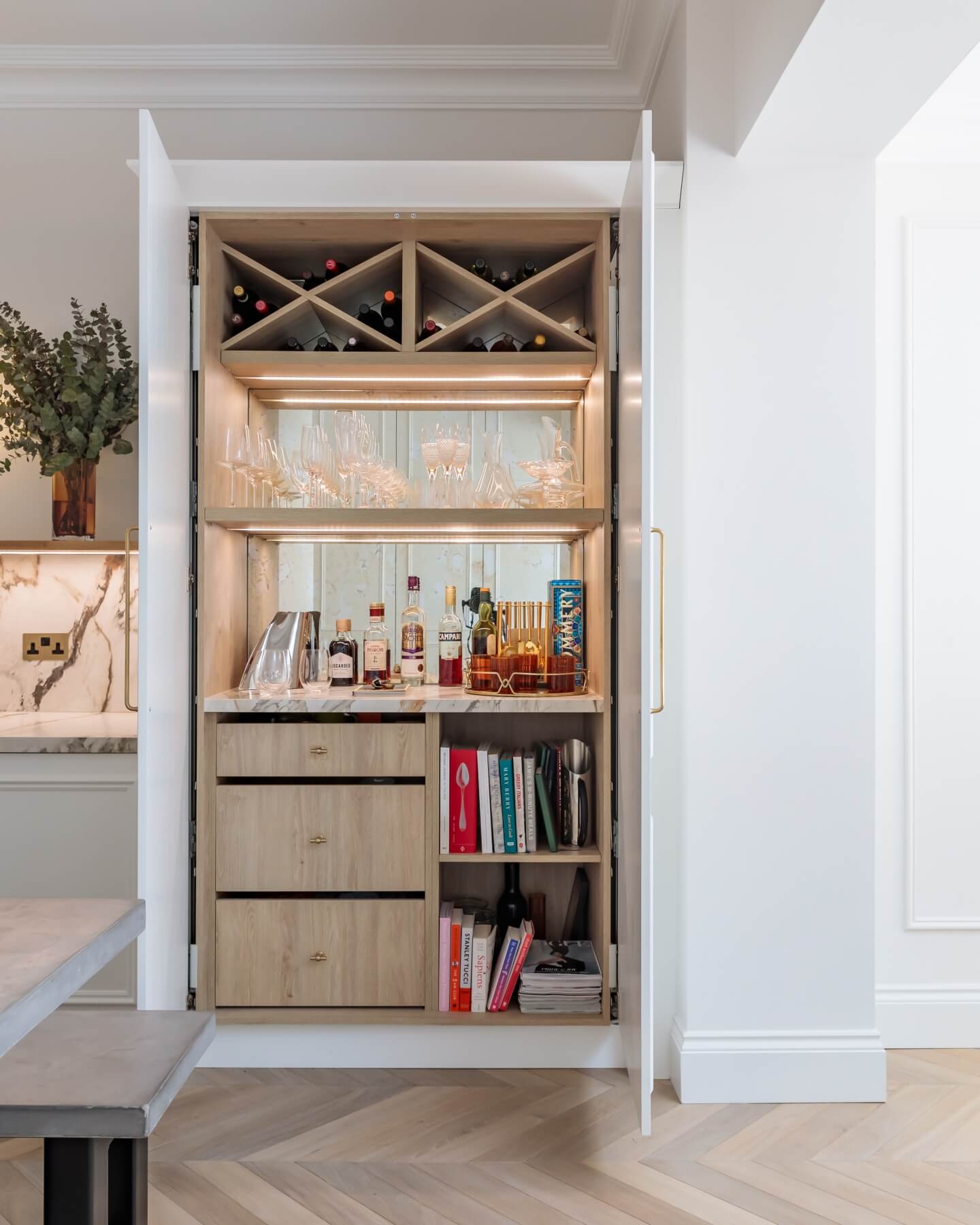 Pocket Door Bar Pantry 2